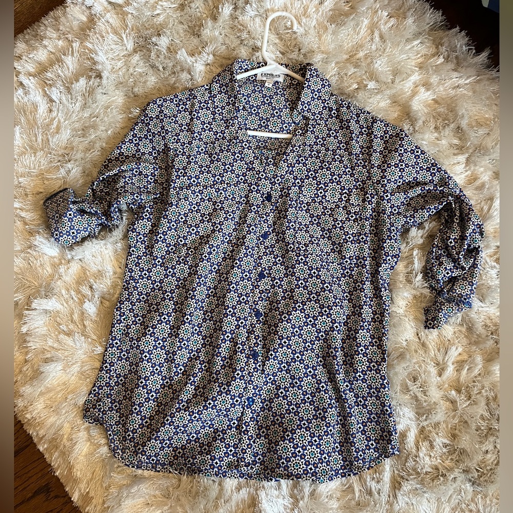 Express portofino shirt size small